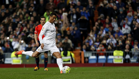 Cristiano Ronaldo missing his penalty-kick against Sevilla for La Liga, in March of 2016