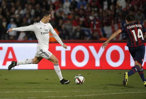 Cristiano Ronaldo left-foot strike in Real Madrid 2-0 San Lorenzo