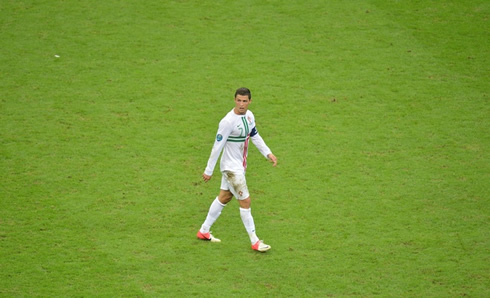 Cristiano Ronaldo in action for Portugal at the European Championship in 2012