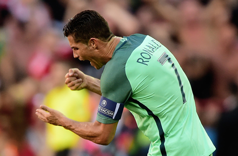 Cristiano Ronaldo rage in a game for Portugal in the EURO 2016