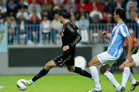 Cristiano Ronaldo stylish finish against Malaga