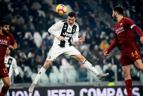 Cristiano Ronaldo header in Juventus vs AS Roma