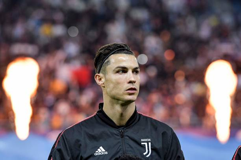 Cristiano Ronaldo game face ahead of another match for Juventus