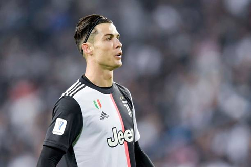 Cristiano Ronaldo playing for Juventus in the Saudi Arabia