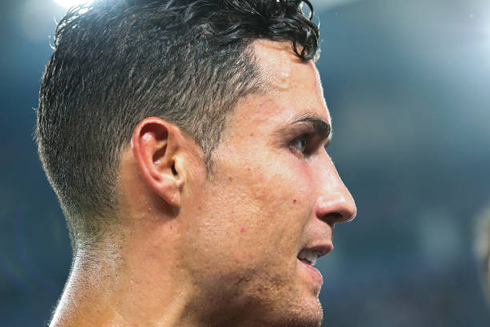 Cristiano Ronaldo profile look and photo in July of 2019