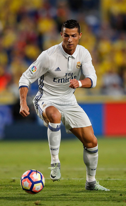 Cristiano Ronaldo in action in Las Palmas 2-2 Real Madrid