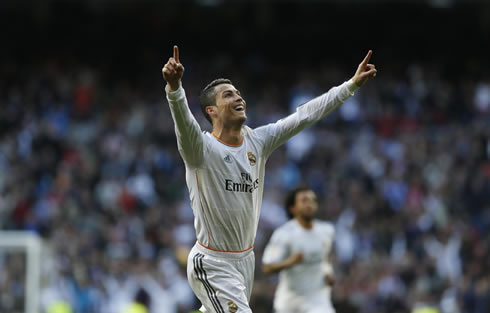 Cristiano Ronaldo happy in Real Madrid 2014