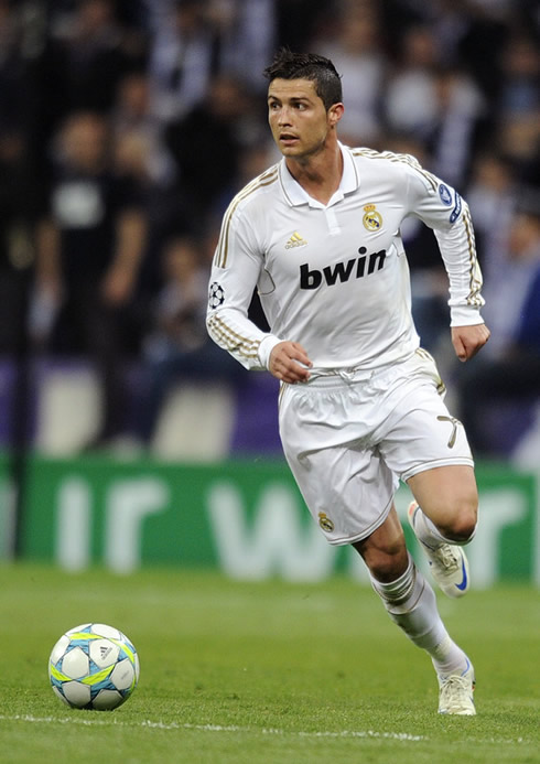 Cristiano Ronaldo in action in Real Madrid 2012