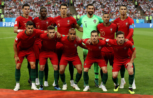 Cristiano Ronaldo in Portugal lineup against Iran in the World Cup in 2018