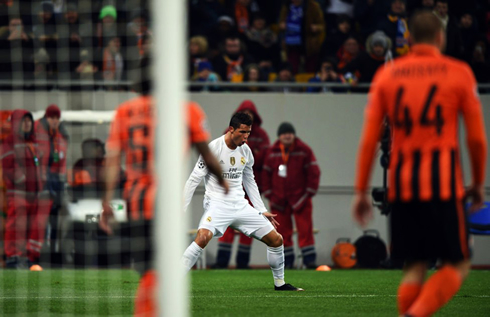 Cristiano Ronaldo scores the opener in Lviv, in Shakhtar vs Real Madrid