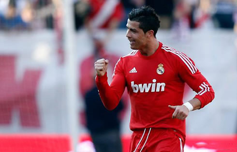 Cristiano Ronaldo reaction after the game between Real Madrid and Rayo Vallecano ended