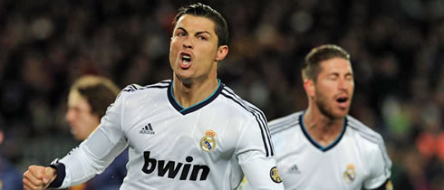 Cristiano Ronaldo effulgent, as Real Madrid edges Barcelona, in the Copa del Rey Clasico in 2013
