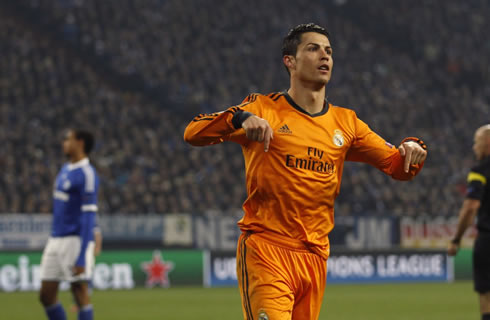 Cristiano Ronaldo leaving his mark in the Viltens-Arena, in another magic Champions League night