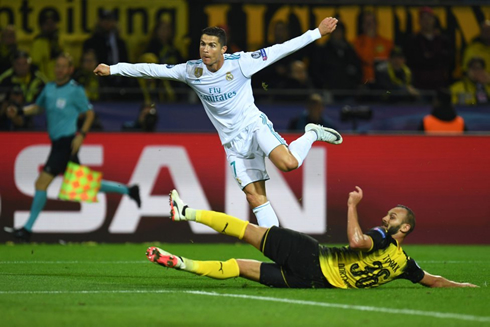 Cristiano Ronaldo strikes again in Dortmund, helping Madrid securing a 3-1 win