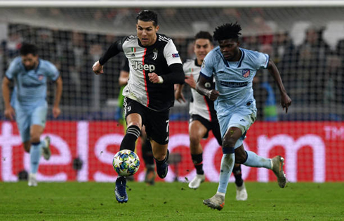 Cristiano Ronaldo in action in Juventus 1-0 Atletico Madrid, in UCL 2019-20