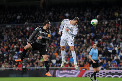 Cristiano Ronaldo header in Real Madrid vs Espanyol, for the Copa del Rey quarter-finals in 2014