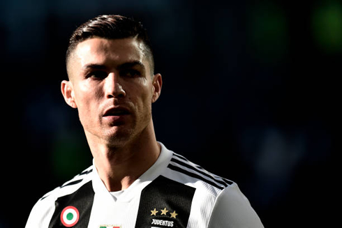 Cristiano Ronaldo photo in a Serie A game for Juventus