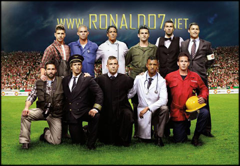Cristiano Ronaldo and the Portuguese National Team at the EURO 2012. Wallpaper in HD (787x545)