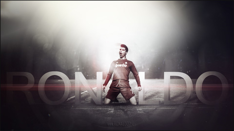 Cristiano Ronaldo - The first step to success is to believe in yourself. Wallpaper in HD (1920x1080)