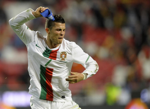 Cristiano Ronaldo fury and reaction after his goal got disallowed, in a friendly match where Portugal won against Spain by 4-0