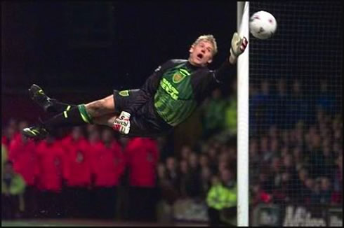 Peter Schmeichel greatest save ever in Manchester United, between 1991 and 1999