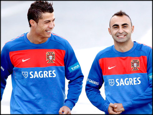 Cristiano Ronaldo and Carlos Martins in Portugal