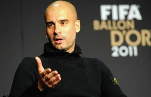 Guardiola interview to FIFA, at the Balon d'Or 2011-2012 gala event