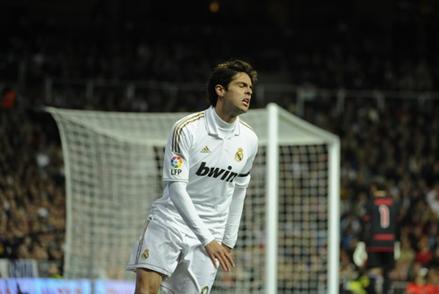 Ricardo Kaká, in a Real Madrid game, in 2011-2012