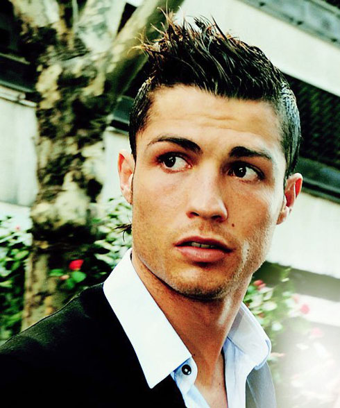 Cristiano Ronaldo new haircut and hairstyle in 2012