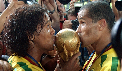 Rivaldo and Ronaldinho Gaúcho, World Cup winners in 2002