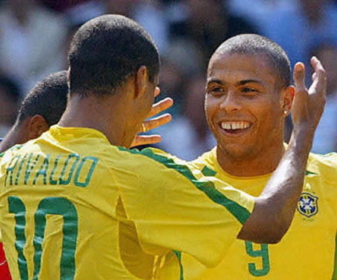Rivaldo and Ronaldo fenómeno, in the Brazil National Team
