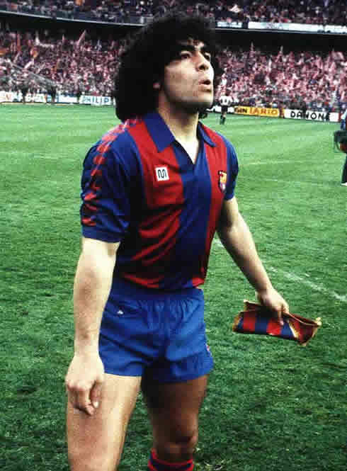 Diego Maradona in Barcelona vs Athletic Bilbao