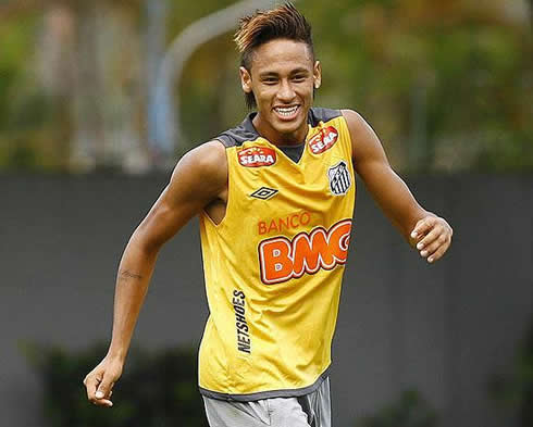 Neymar new haircut and hairstyle, in 2012