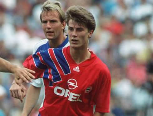 Brian Laudrup playing for Bayern Munich, between 1990 and 1992
