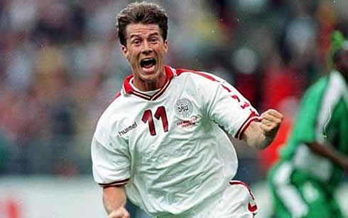 Brian Laudrup playing for the Danish National Team, at the home EURO 1992