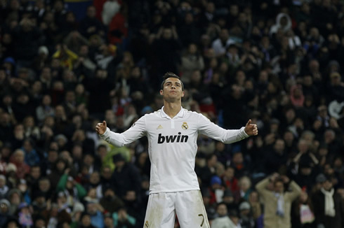 Cristiano Ronaldo, Real Madrid striker and forward in 2012