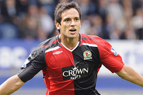 Roque Santa Cruz goal celebrations for Blackburn Rovers, between 2007 and 2009