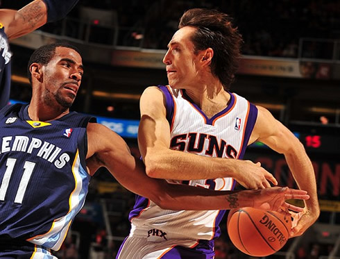 Steve Nash magic back pass in NBA