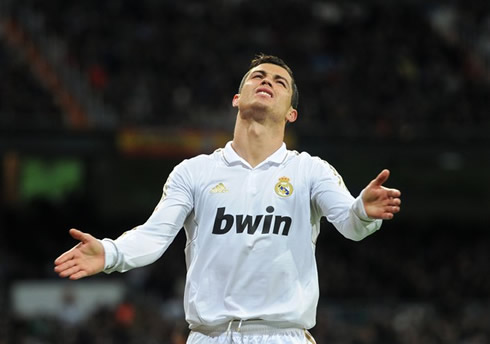 Cristiano Ronaldo reaction after Real Madrid conceded the equalizer goal against Malaga, in 2012