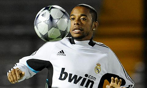 Robinho training in Real Madrid