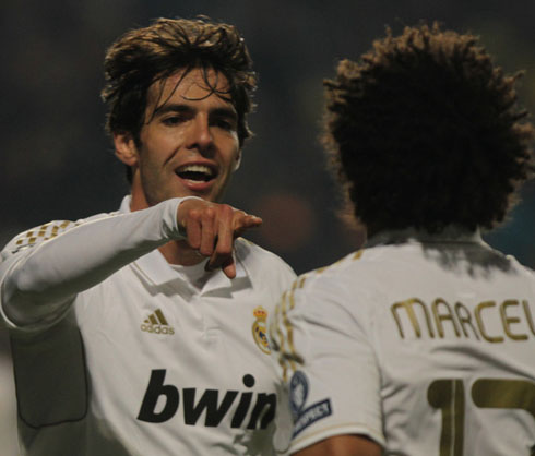 Kaká and Marcelo, were key players for Real Madrid in the game against APOEL, in 2012