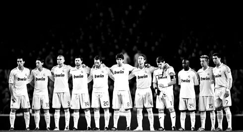 Real Madrid team players in La Liga 2012
