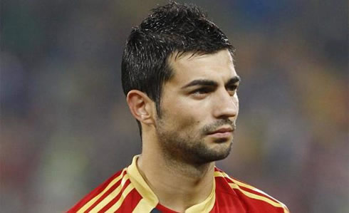 Raul Albiol, a Spanish National Team defender in 2012