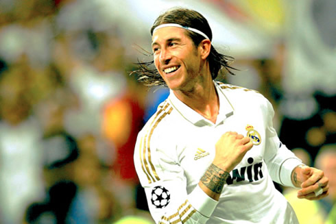 Sergio Ramos joy in Real Madrid 2012
