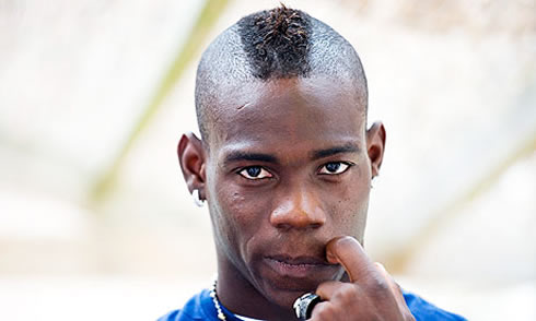 Mario Balotelli black Italian soccer player