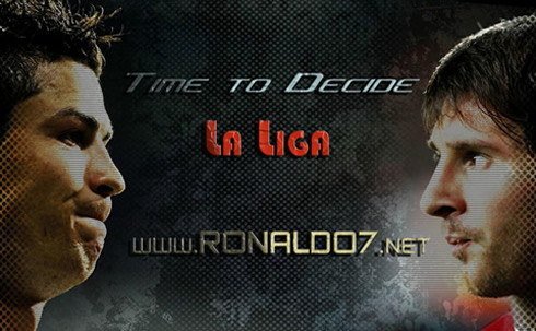 Barcelona vs Real Madrid and Ronaldo vs Messi game poster promotional wallpaper