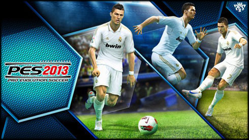 Cristiano Ronaldo on KONAMI's PES 2013 promotional cover campaign