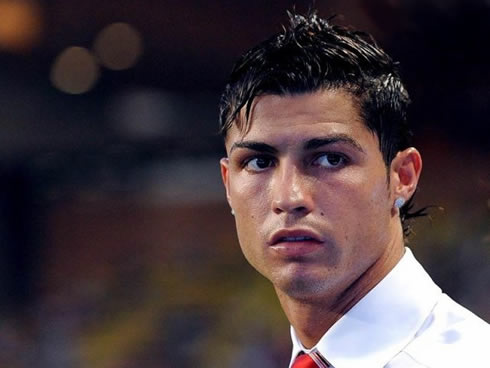 Cristiano Ronaldo in Manchester United awards ceremony, all dressed up