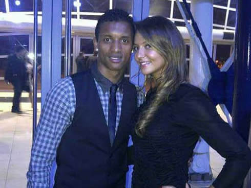 Nani and his sexy girlfriend and wife, Daniela Martins