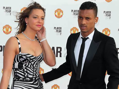 Soccer player, Nani and his girlfriend Daniela Martins